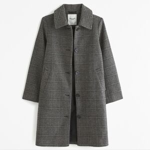 NWT A&F Wool-Blend Topcoat